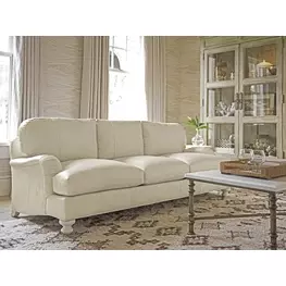 Ocean Breeze White Leather Gilmore Living Room Set