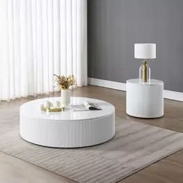 Dyllan White Occassional Table Set