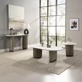 Clayten Light Oak Occassional Table Set