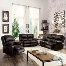 Zuriel Brown Reclining Living Room Set