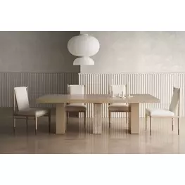Unity Sun Drenched Oak Extendable Rectangular Dining Room Set
