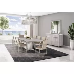 Marin Greige Dining Room Set