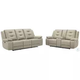 Briarwood Tahoe Fog  Performance Fabric Power Reclining Living Room Set