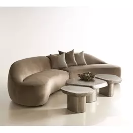 Clawson Graphite Freeform Small Occassional Table Set