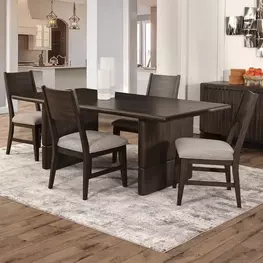 Norvell Brown Rectangular Dining Room Set