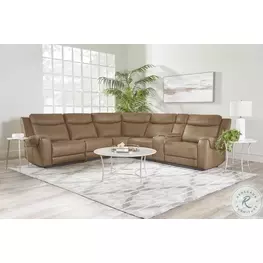 Momentum Cashew Modular Power Reclining Sectional