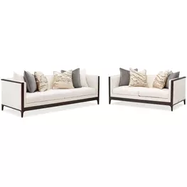 Belmont Place Cream Living Room Set