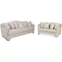 London Place Champagne Living Room Set