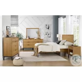Newport Natural Oak Bedroom Set