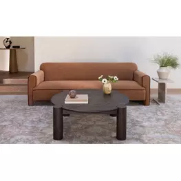 Leo Light Brown Living Room Set