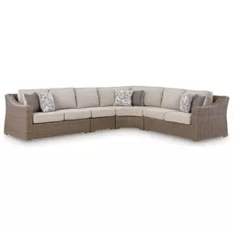 Revare Beach Beige Outdoor Modular Sectional