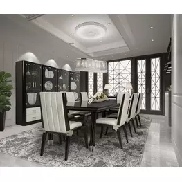 Paris Chic Espresso Dining Room Set