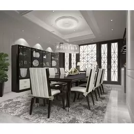 Paris Chic Espresso Dining Room Set