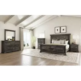 Hyde Charcoal Panel Bedroom Set