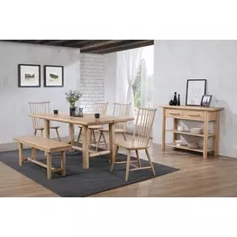 Pocono Manor Natural Rectangular Dining Room Set