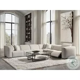 Harlow White Travertine And Bronze Square Occassional Table Set