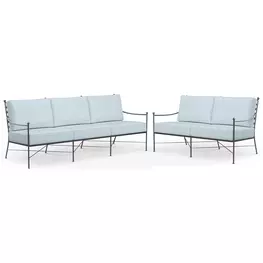 Provence Canvas Skyline Outdoor Living Room Set