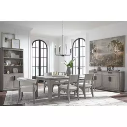 Braelyn Dorian Gray Extendable Rectangular Dining Room Set