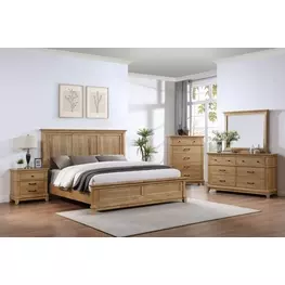 Sunstone Honey Brown Panel Bedroom Set