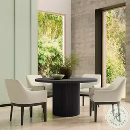 Reba Black Dining Room Set
