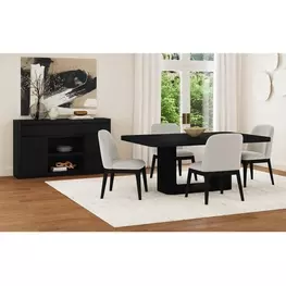 Camelot Black Dining Room Set