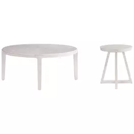 Abode River Rock Round Bunching Occasional Table Set