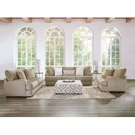 Loughlin Light Brown Living Room Set