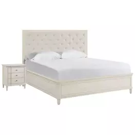 Birchaven Beige and Willow Upholstered Panel Bedroom Set