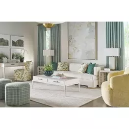 Coastal Sandbar Rectangular Singer Occasional Table Set with Wallpaper
