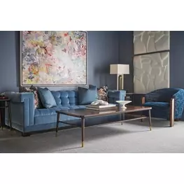 Spencer Green Park Fumed Rectangular Stratton Street Occasional Table Set