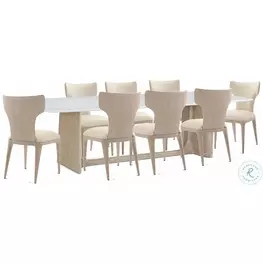 Repose Grey Oak And Quartz 102" Rectangular Dining Room Set