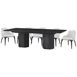 Spencer ST James Onyx Extendable Rectangular Dining Room Set