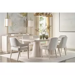 Coastal Sandbar 120" Extendable Rectangular Galveston Dining Room Set