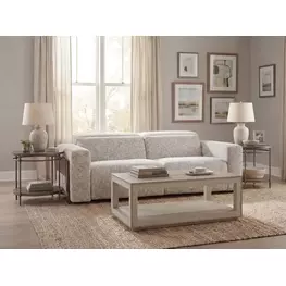 Cascade Lacquered Burlap And Soft Taupe Rectangular Occasional Table Set