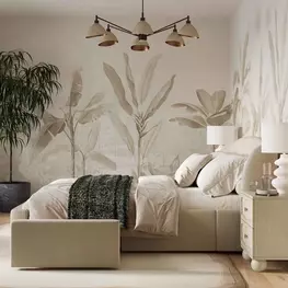 Corey Taupe Performance Fabric Upholstered Storage Panel Bedroom Set