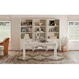 Towne White Writing Home Office Set
