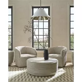 Abode Linen Outdoor Round Occasional Table Set