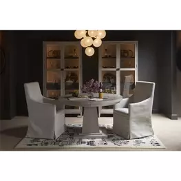 Waverly Rolling Fog Extendable Oval Dining Room Set