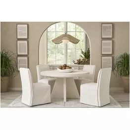 Oasis Shoreline Extendable Round Dining Room Set