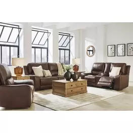 Silverbrooke Canyon Leather Zero Gravity Power Reclining Living Room Set with USB Charging