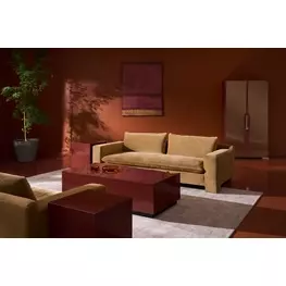 Cocktail Couture Rouge Red Gloss and Black Rectangular Occasional Table Set