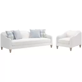 Artisan Upholstery Snow White Jean Living Room Set