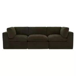 Cates Dark Green Modular Sofa Sectional