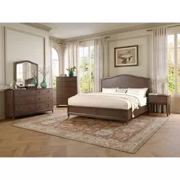 Bellevue Whiskey Brown Platform Bedroom Set