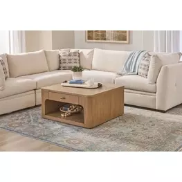 Normandy Warm Driftwood Square Occasional Table Set