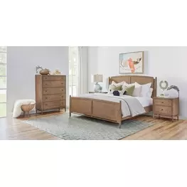 Verona Medium Brown Panel Bedroom Set