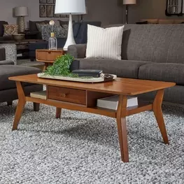 Ludwig Brown Rectangular Occasional Table Set