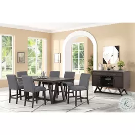 High Line Coffee Brown Dining Room Set