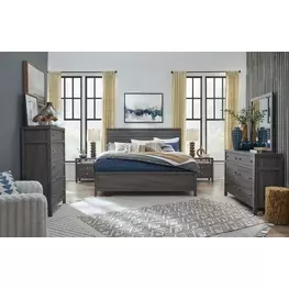 Meadowrise Raisin Black Panel Bedroom Set