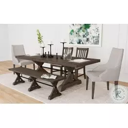 Marietta Medium Brown Extendable Dining Room Set